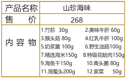 山珍海味大禮包